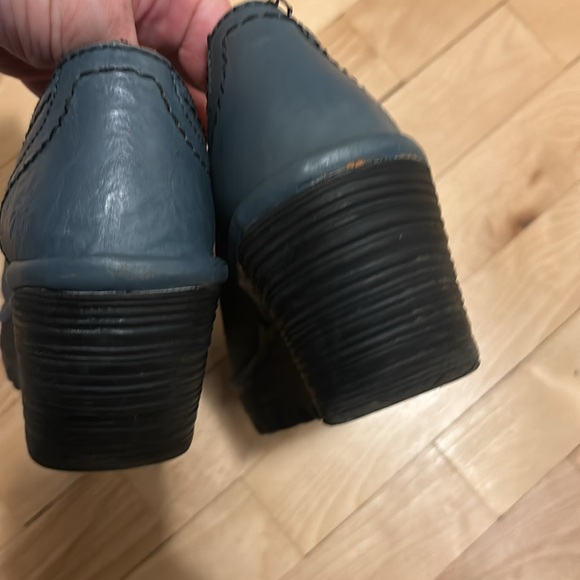 Size 38 Fly London denim blue wedge shoes - Picture 5 of 7